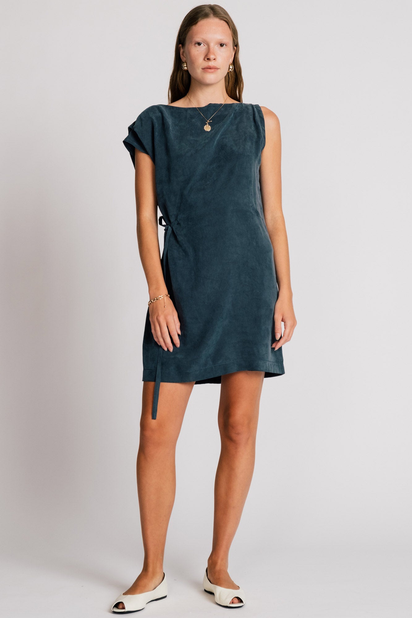 Heron Dress Petrol