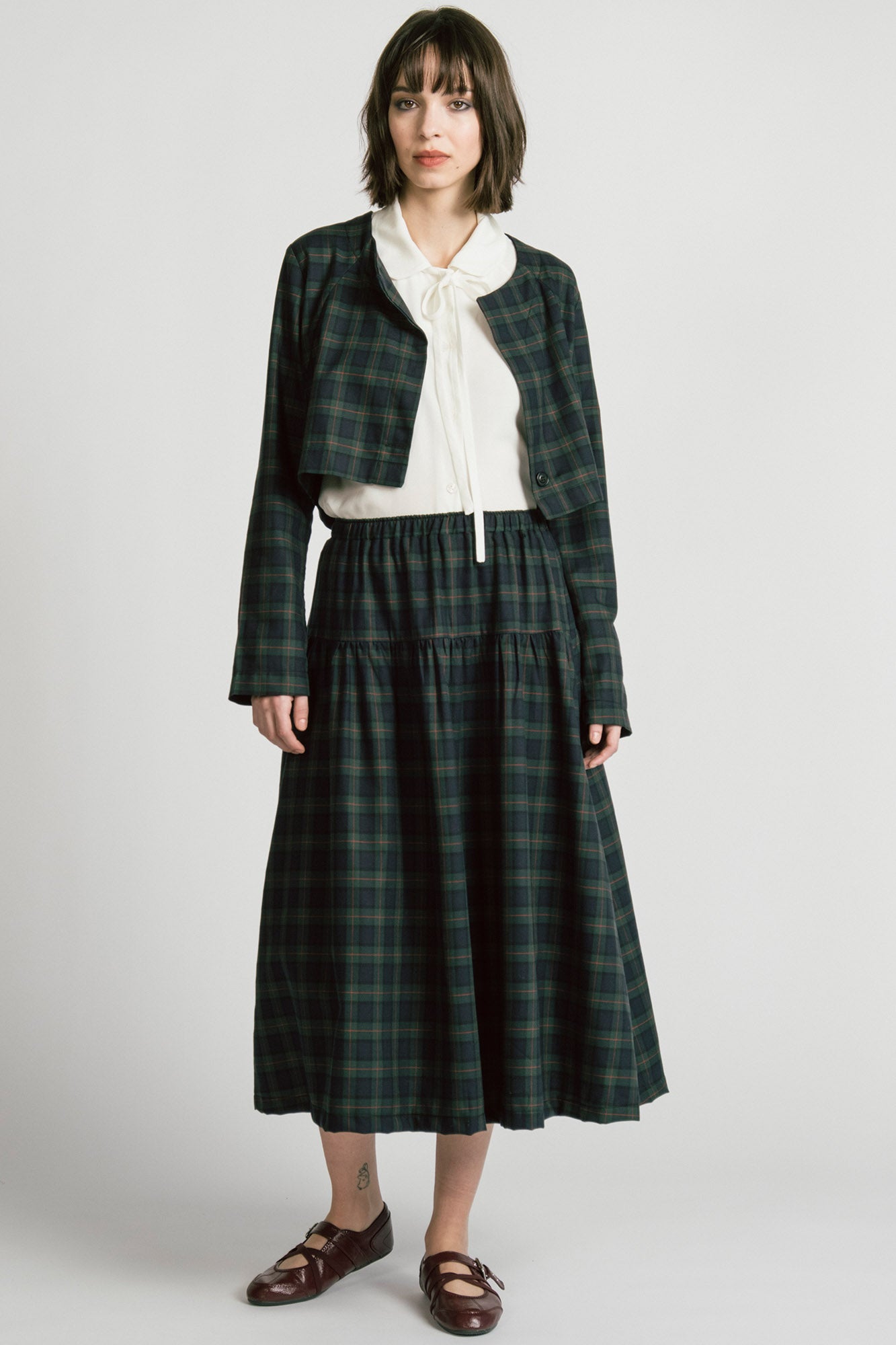 Libra Bolero Plaid