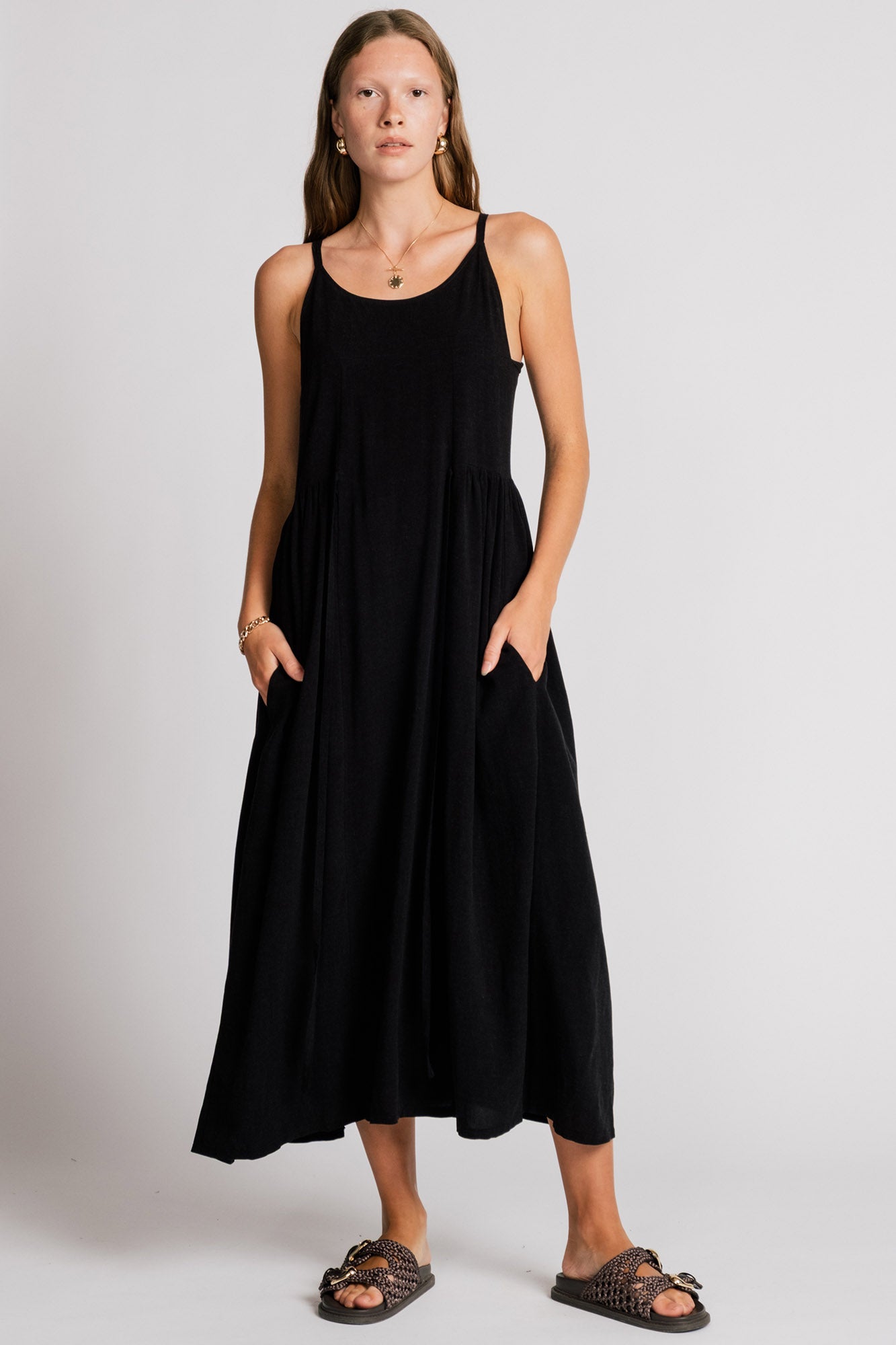 Swan Dress Black