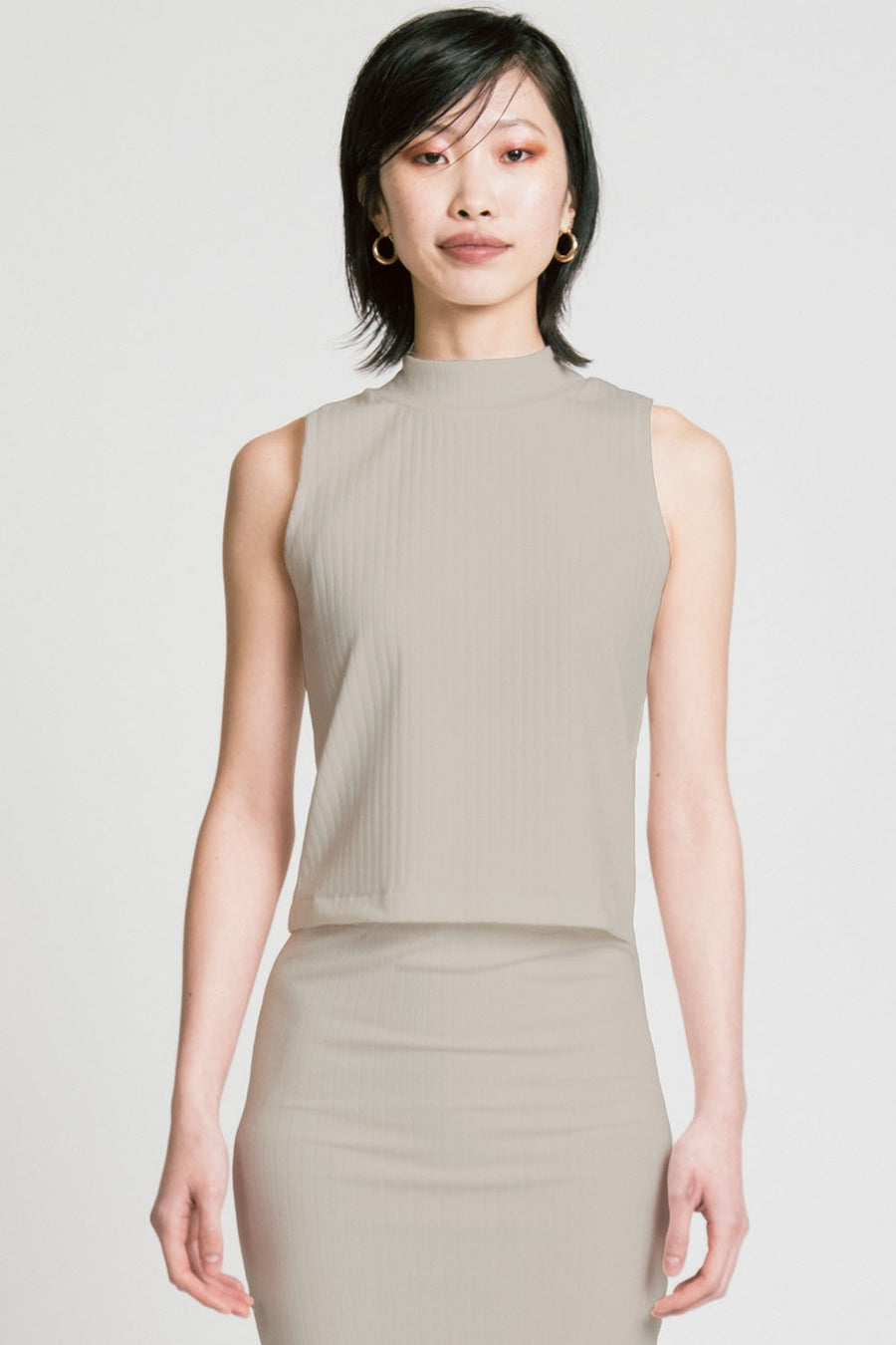 Trigger Mock Neck Oatmeal