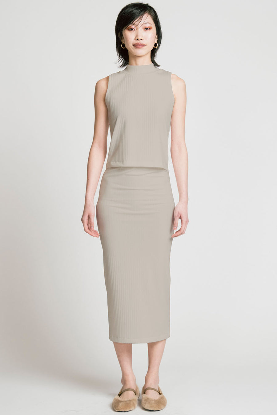 Trigger Mock Neck Oatmeal