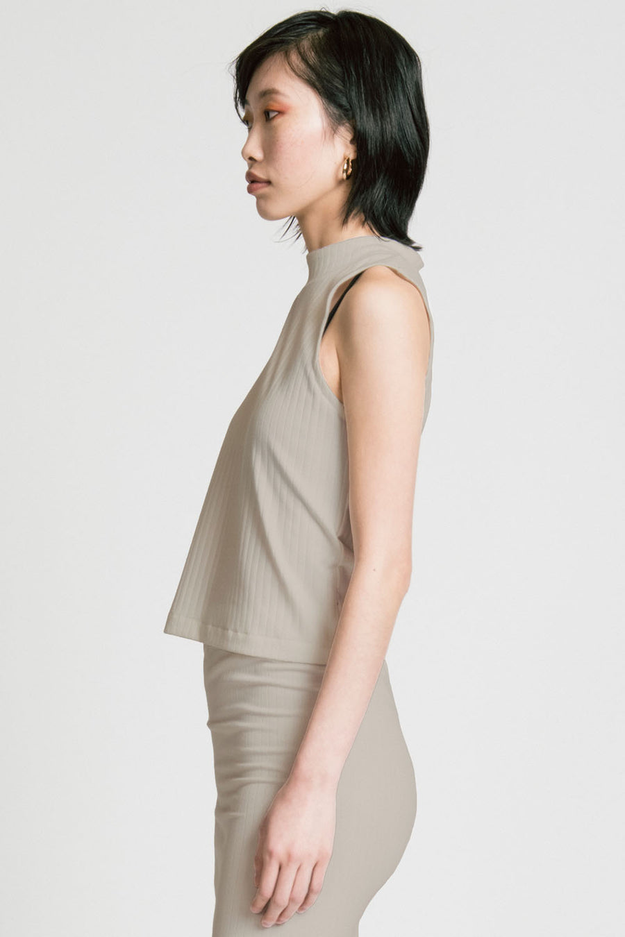 Trigger Mock Neck Oatmeal