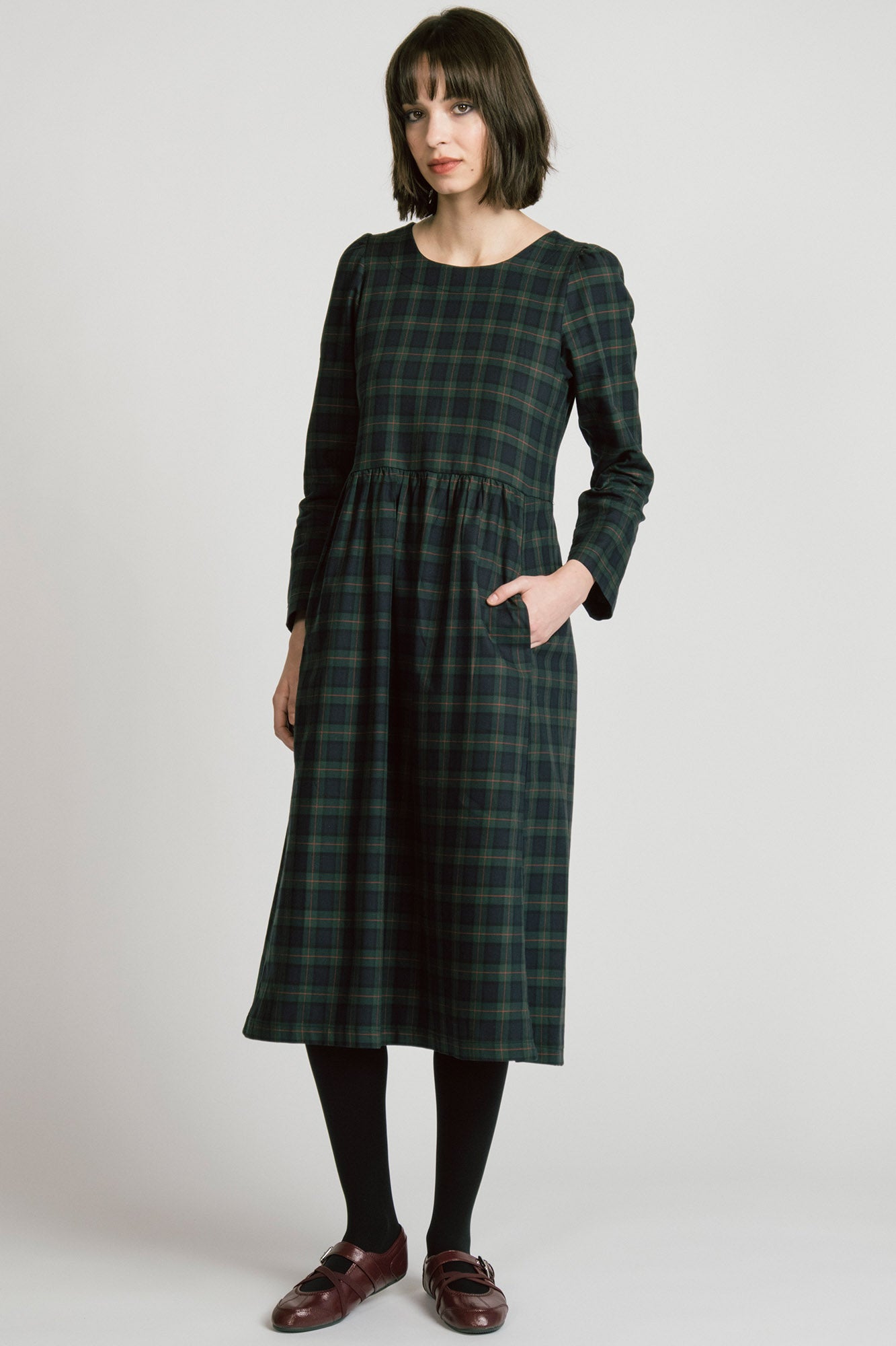 Virgo Dress Plaid