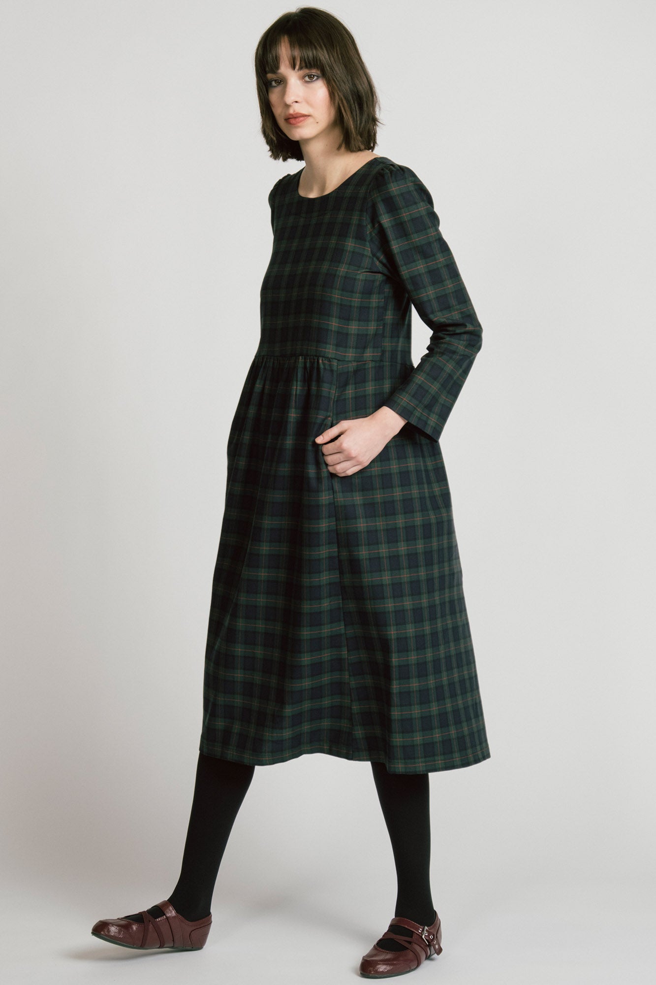 Virgo Dress Plaid