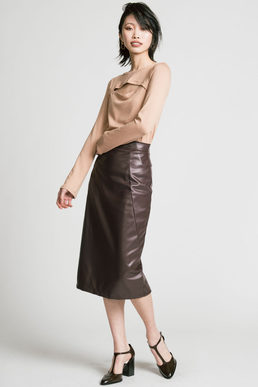 Desire Skirt Burgundy