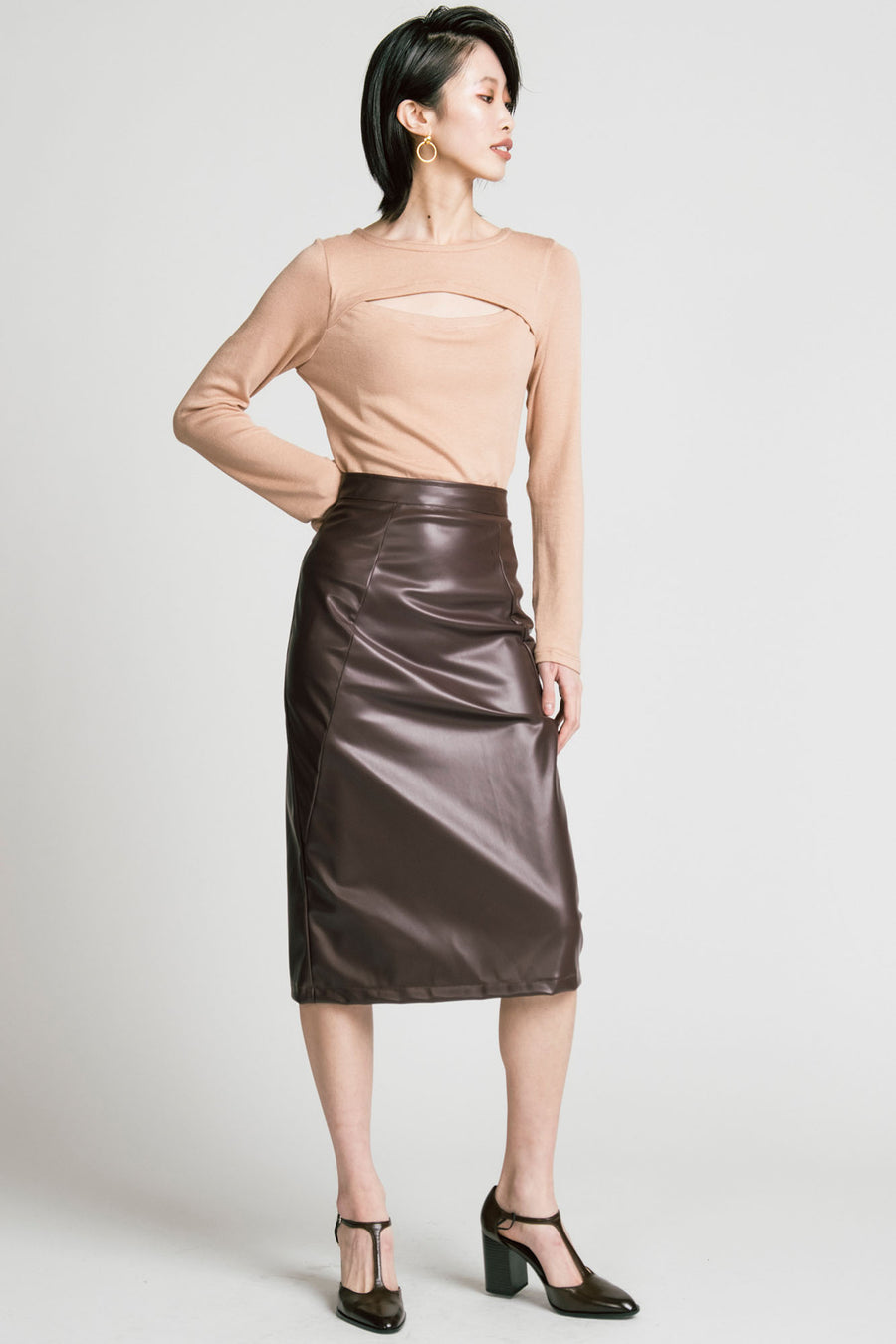 Desire Skirt Burgundy