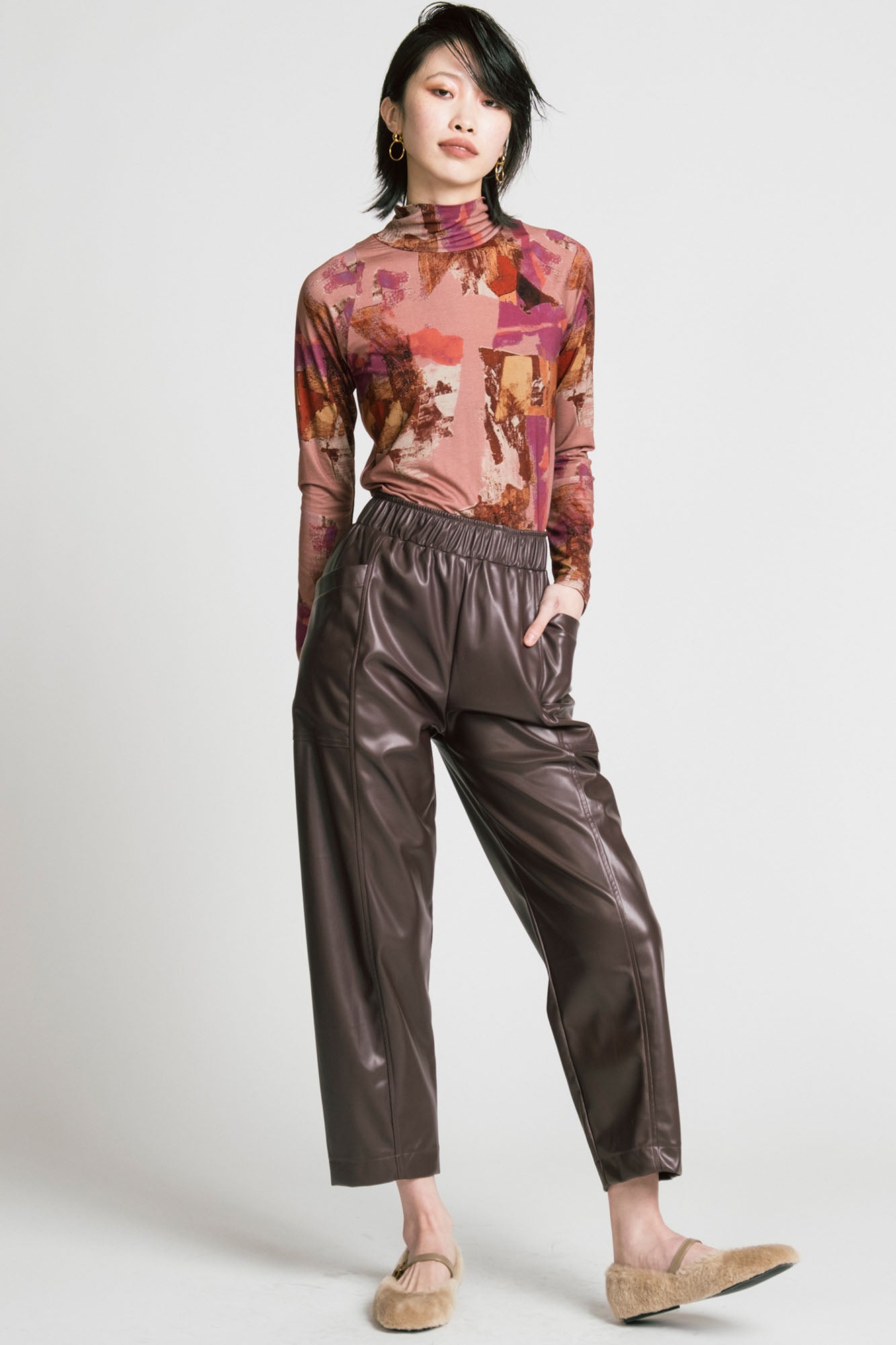 HRT Pants Burgundy