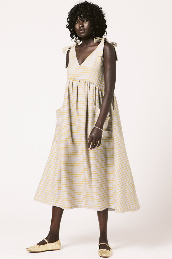 fog linen dress Amber Fog Linen Dress
