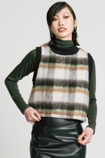 Peri Vest Plaid