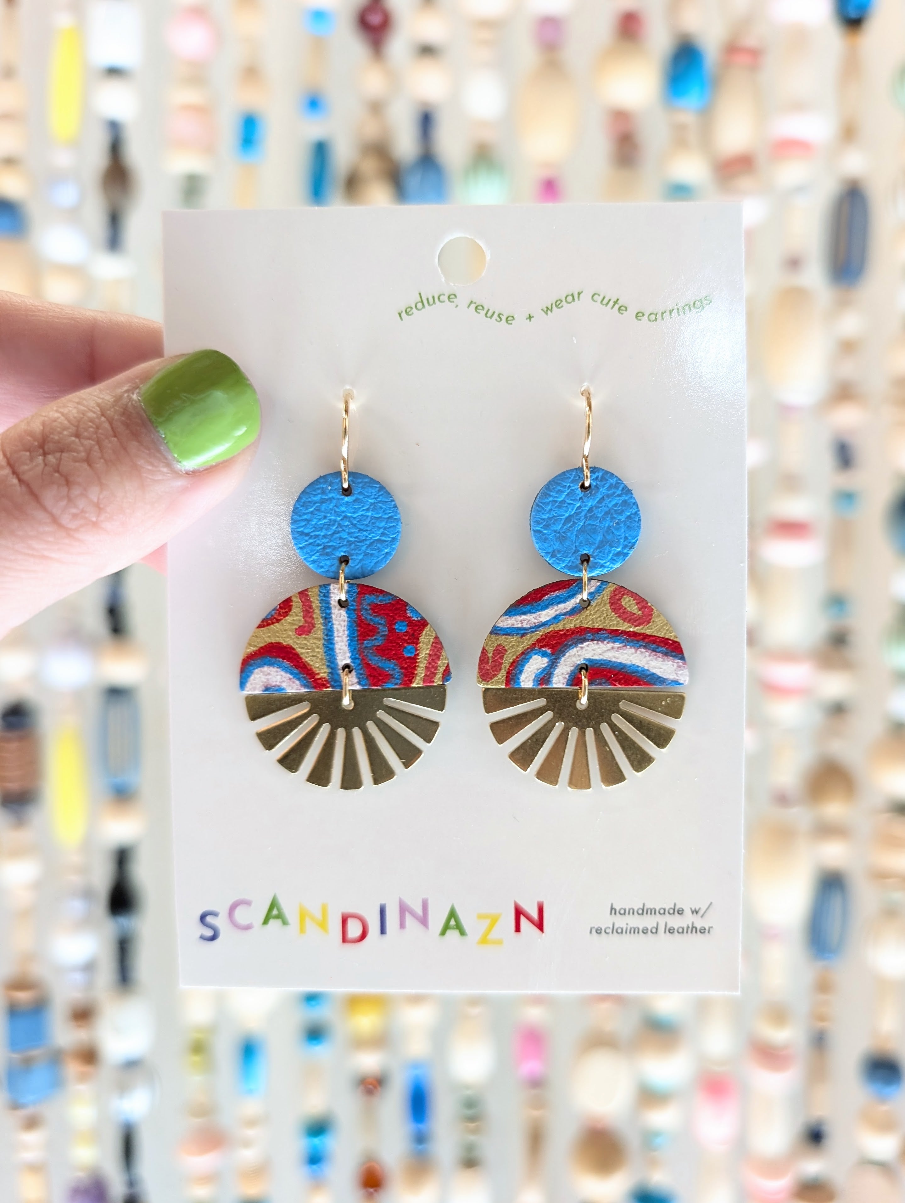 Scandinazn | Radial Baby Burst Earrings