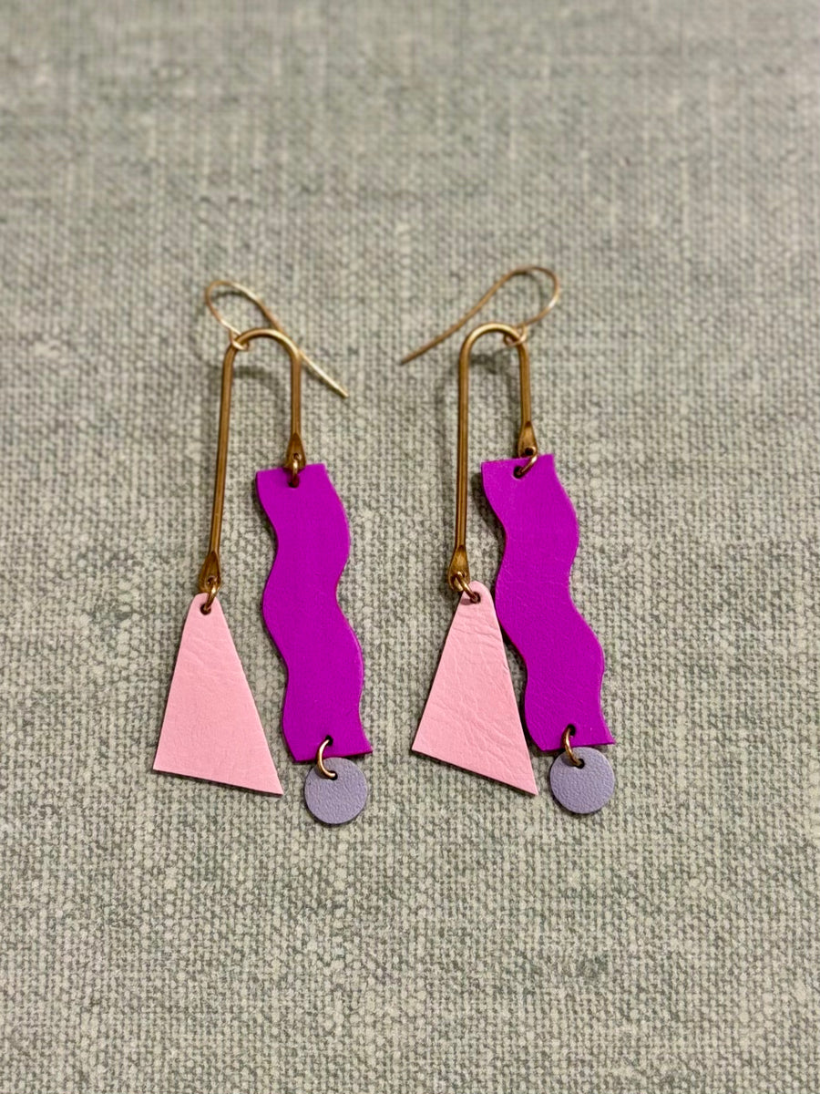 Scandinazn | Squiggle Earrings in Assorted Colours