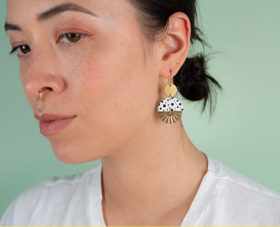 Scandinazn | Radial Baby Burst Earrings