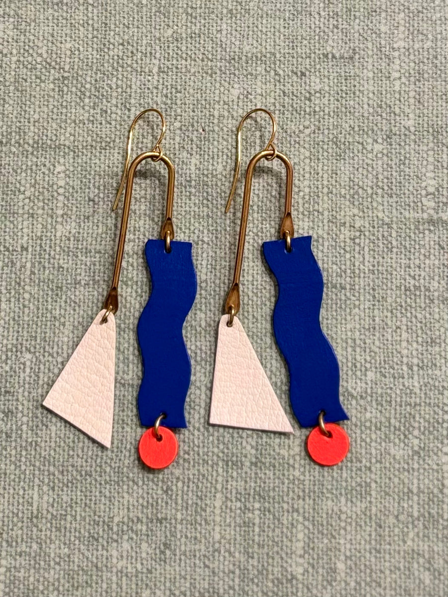 Scandinazn | Squiggle Earrings in Assorted Colours