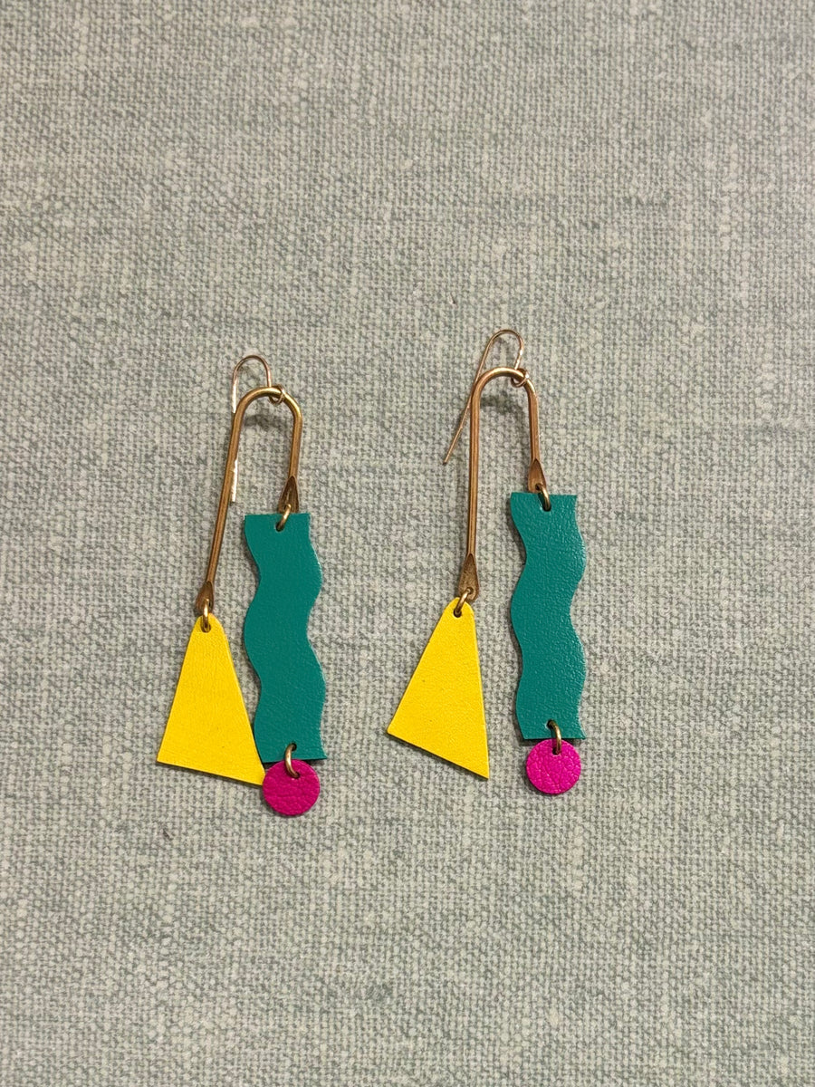 Scandinazn | Squiggle Earrings in Assorted Colours