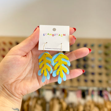 Scandinazn | Wakame Hoops in Sky Blue + Yellow