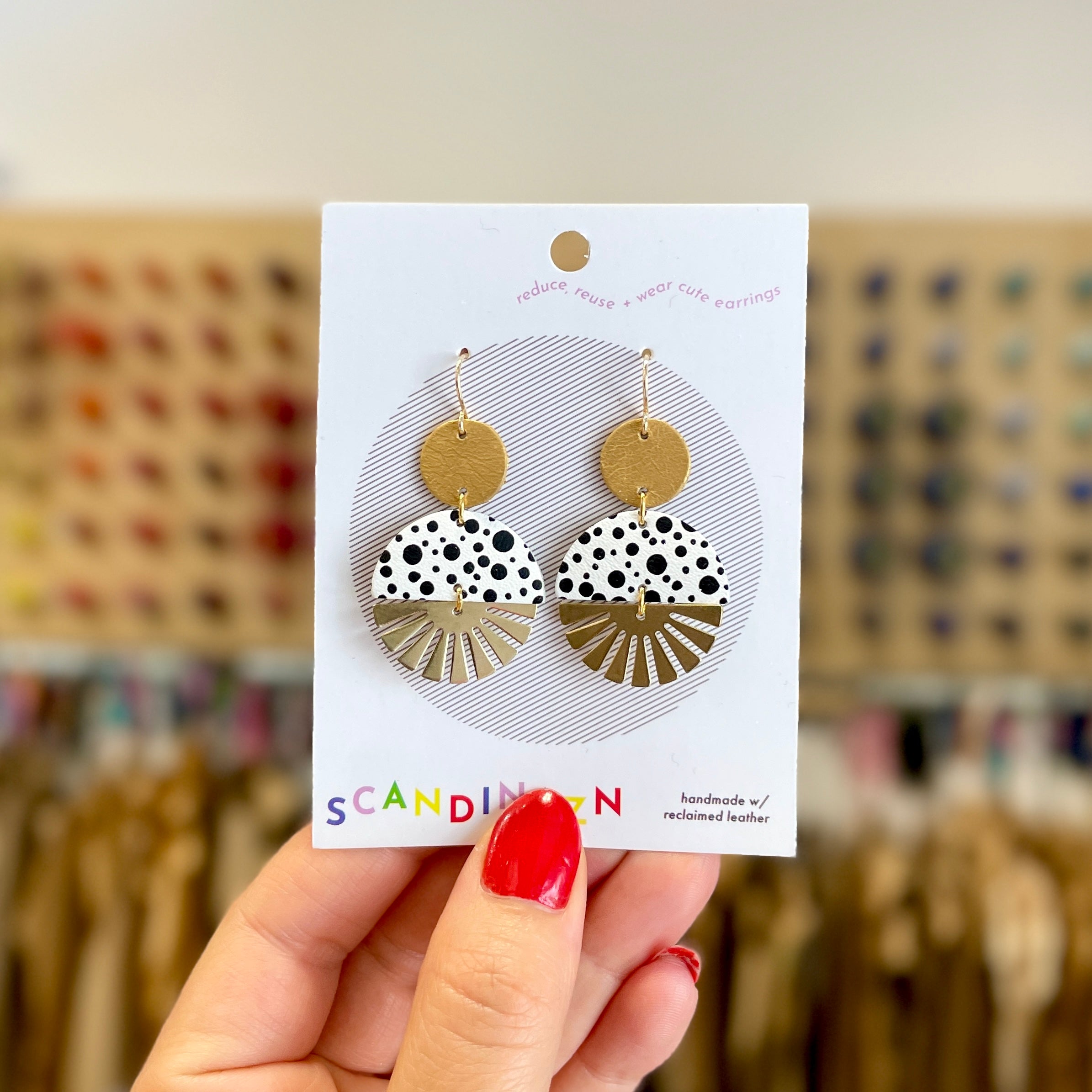 Scandinazn | Radial Baby Burst Earrings