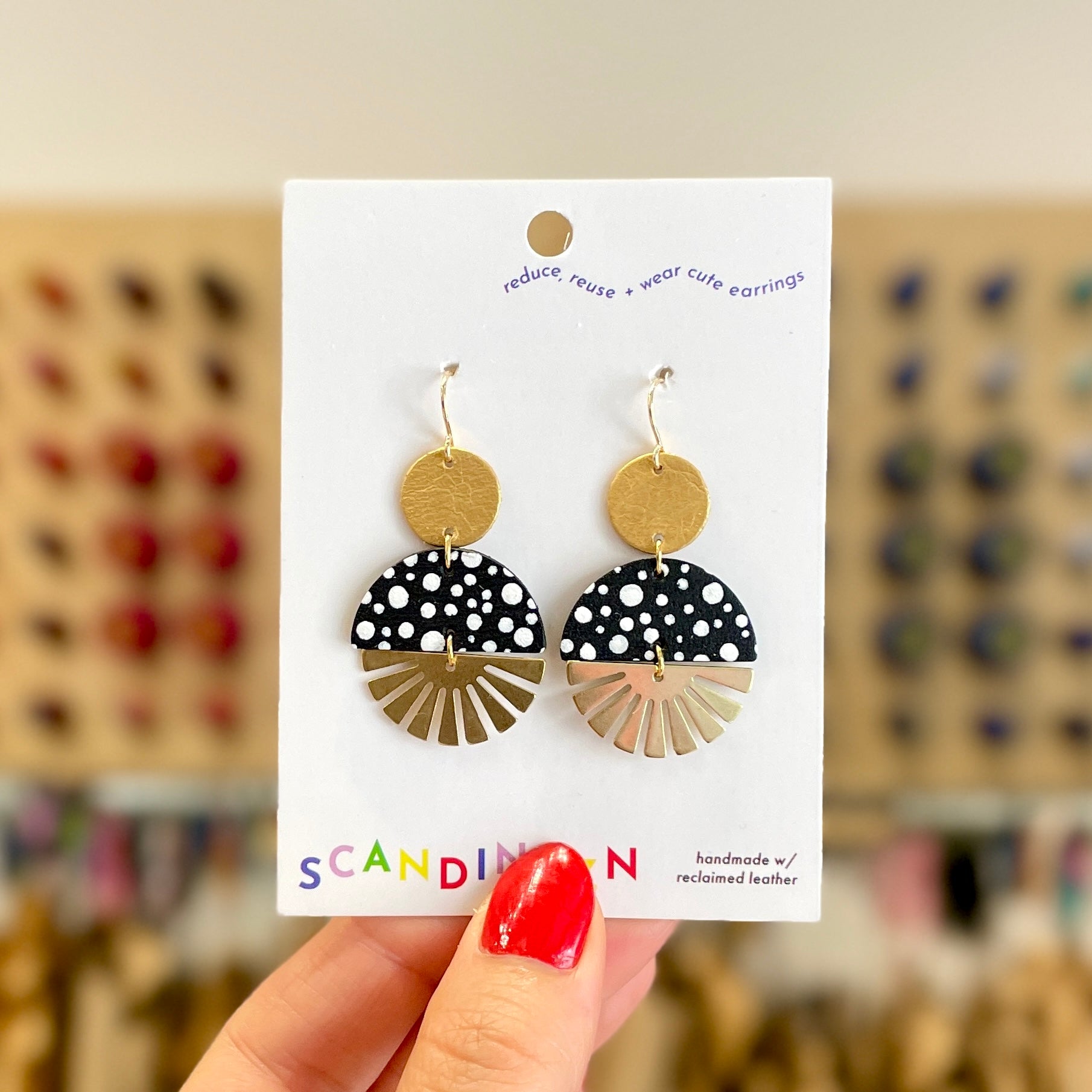 Scandinazn | Radial Baby Burst Earrings