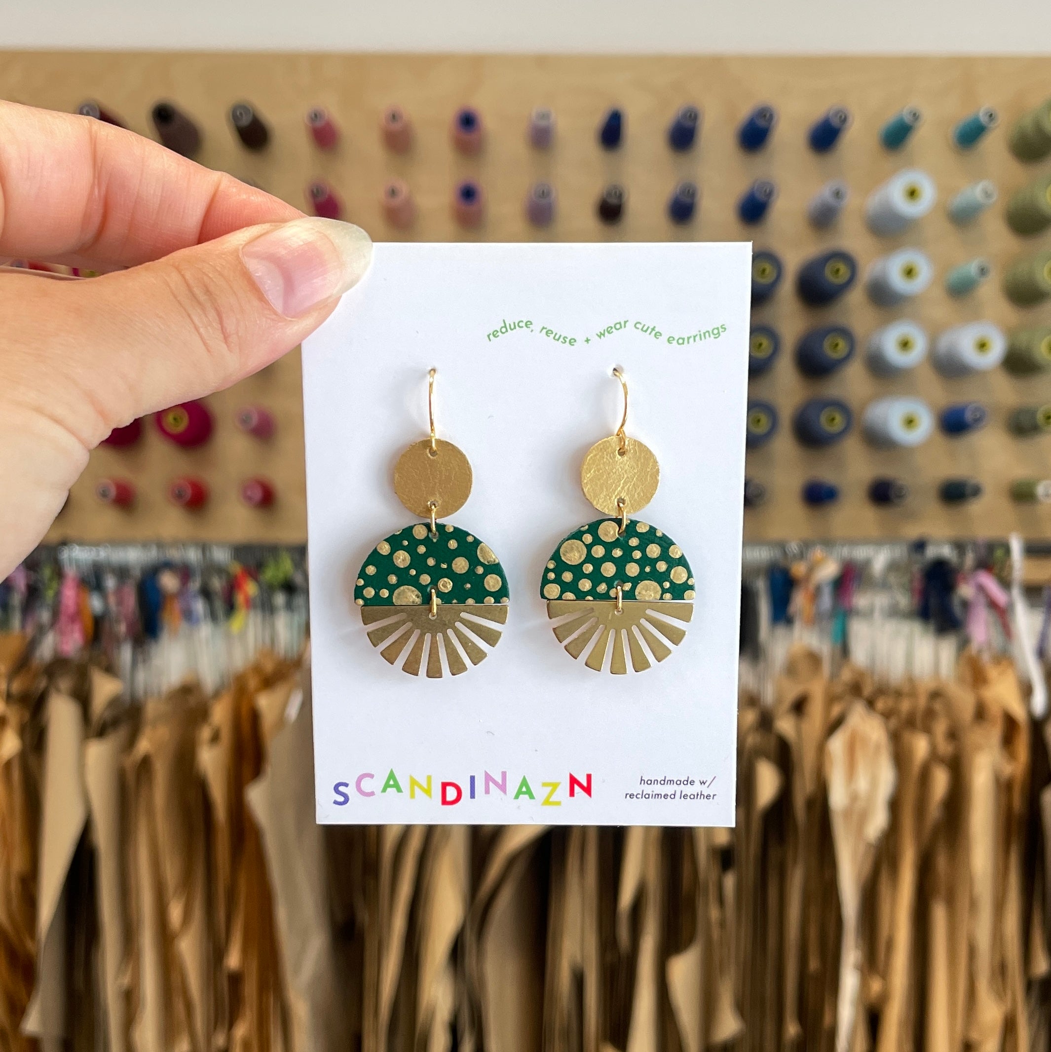 Scandinazn | Radial Baby Burst Earrings