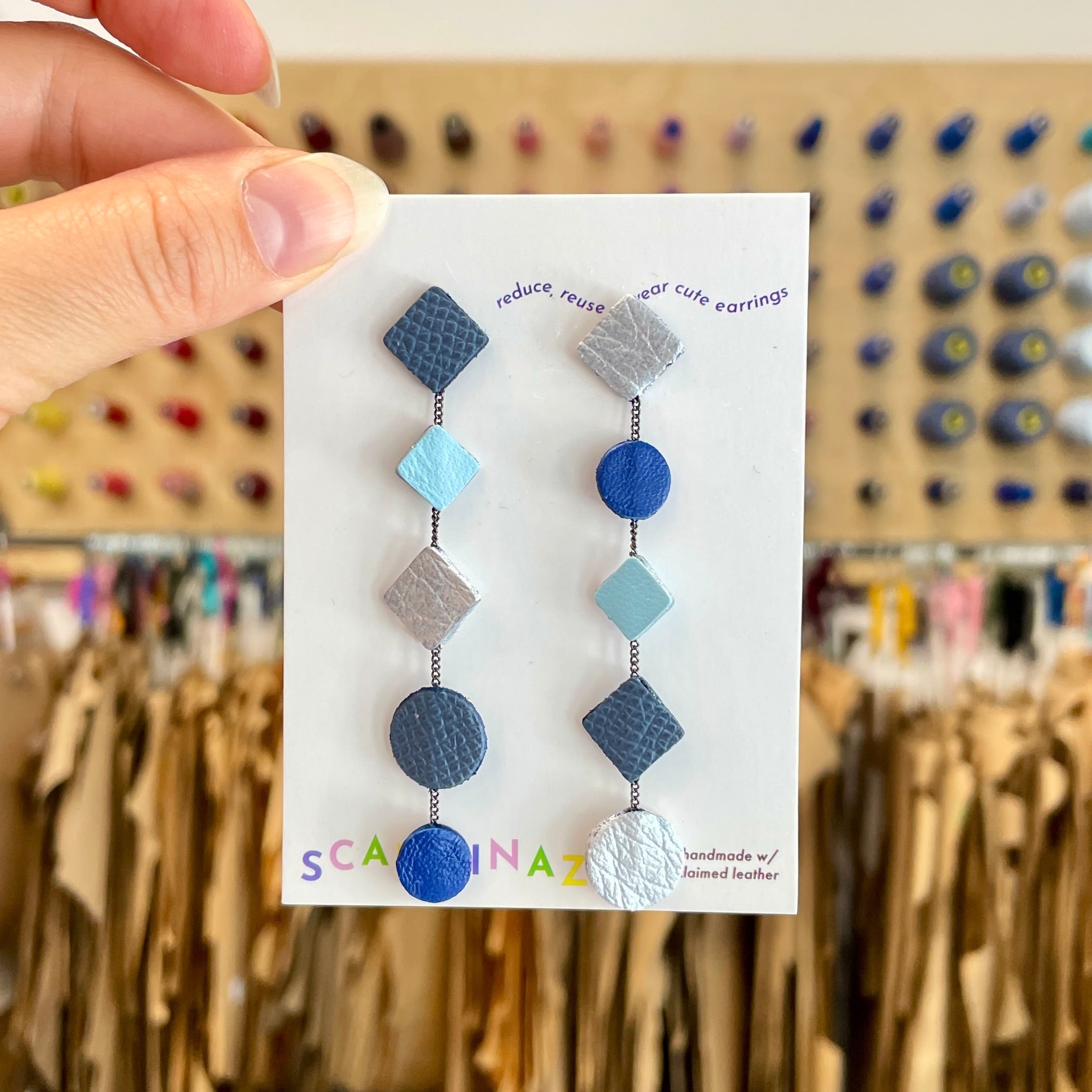 Scandinazn | Cascading Shapes Earrings