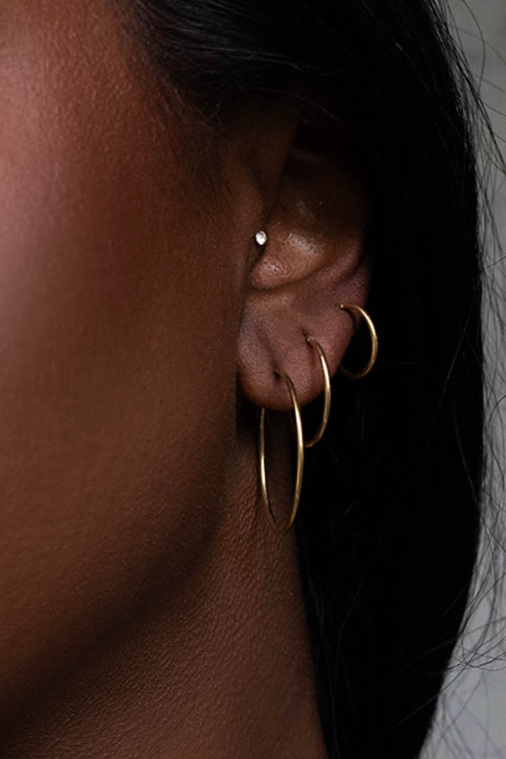 Sarah Mulder | Endless Hoops in Rhodium